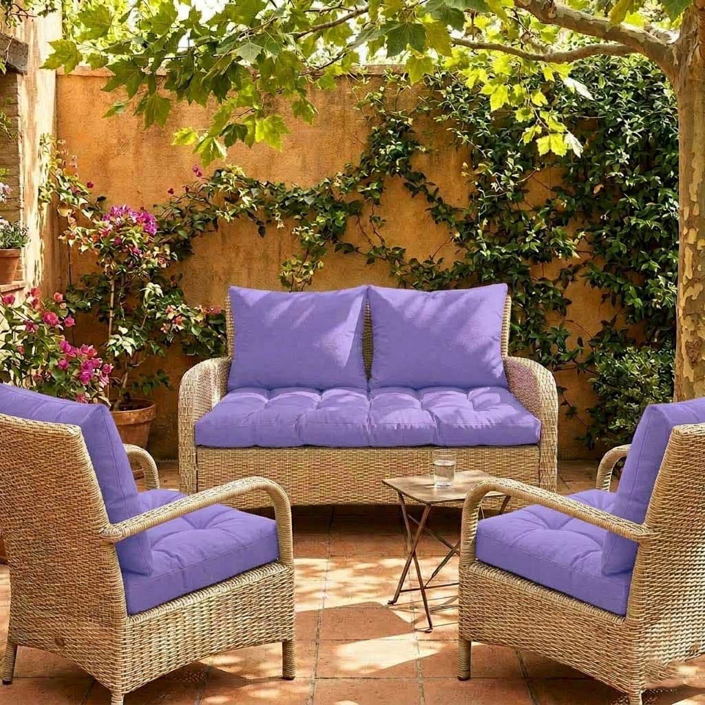 Jastuci Za Baštensku Garnituru - Dvosed 120cm i Dve Fotelje LILA