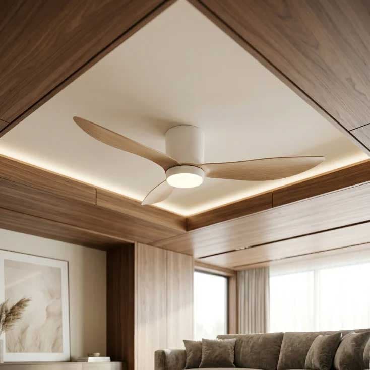 Plafonski ventilator sa podesivim svetlom i daljinskim upavljačem 132cm