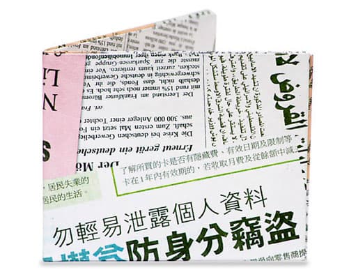 DynoMighty Neuništivi novčanik NewsPrint DY-403