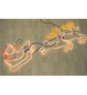 Novogodišnji spoljni svetleći okvir 14 m 52-205000