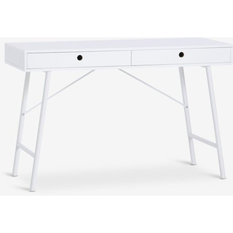 Radni sto 48x120 cm sa 2 fioke, bela