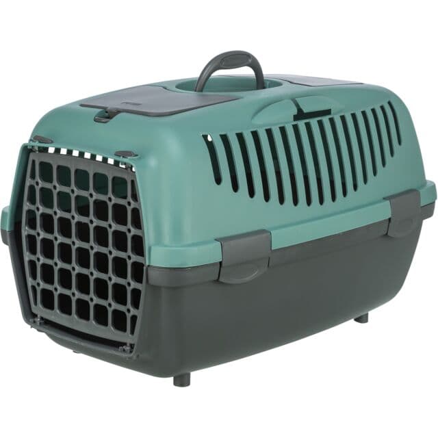 Transporter za mačke i male pse  do 8kg Capri 2 vel.XS-S dark grey/petrol TRIXIE 398211