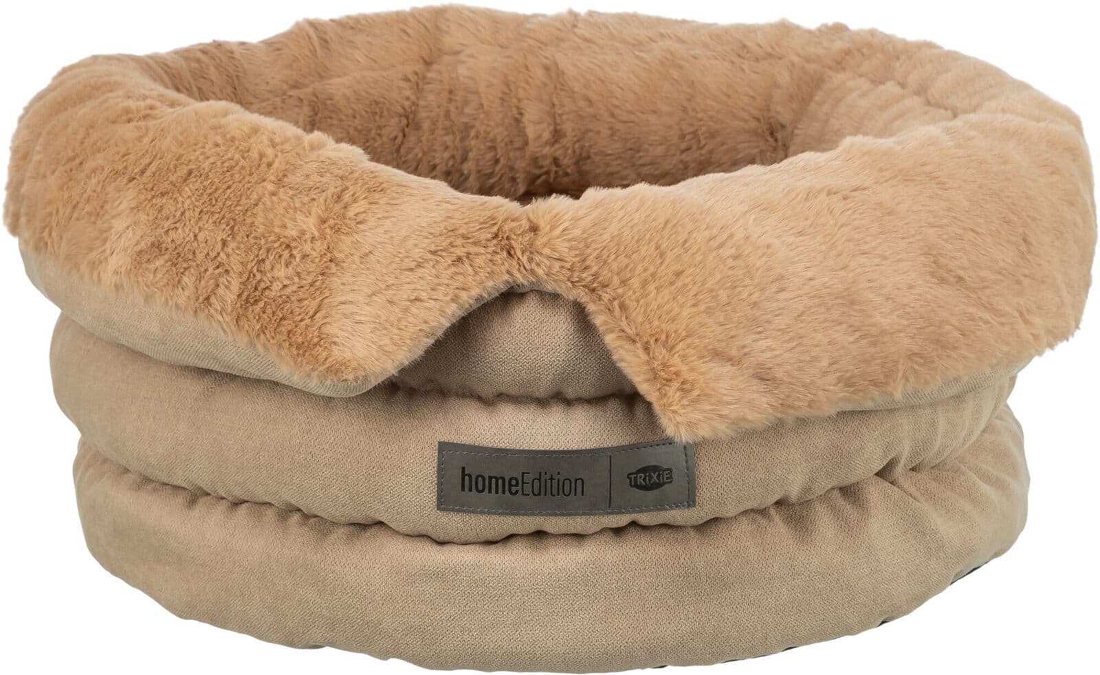 Okrugli krevet za male pse i mačke 45cm Liano sand/brown TRIXIE 379853