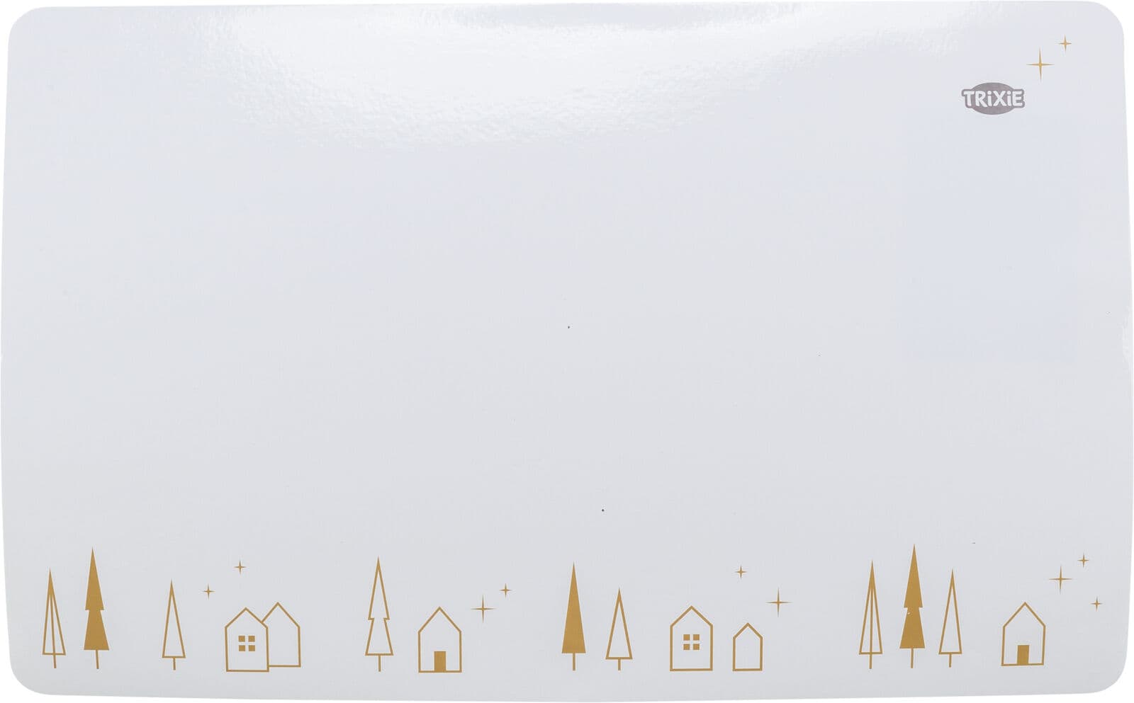 Podmetač za posude za pse i mačke 44x28cm Xmas beige TRIXIE 92020