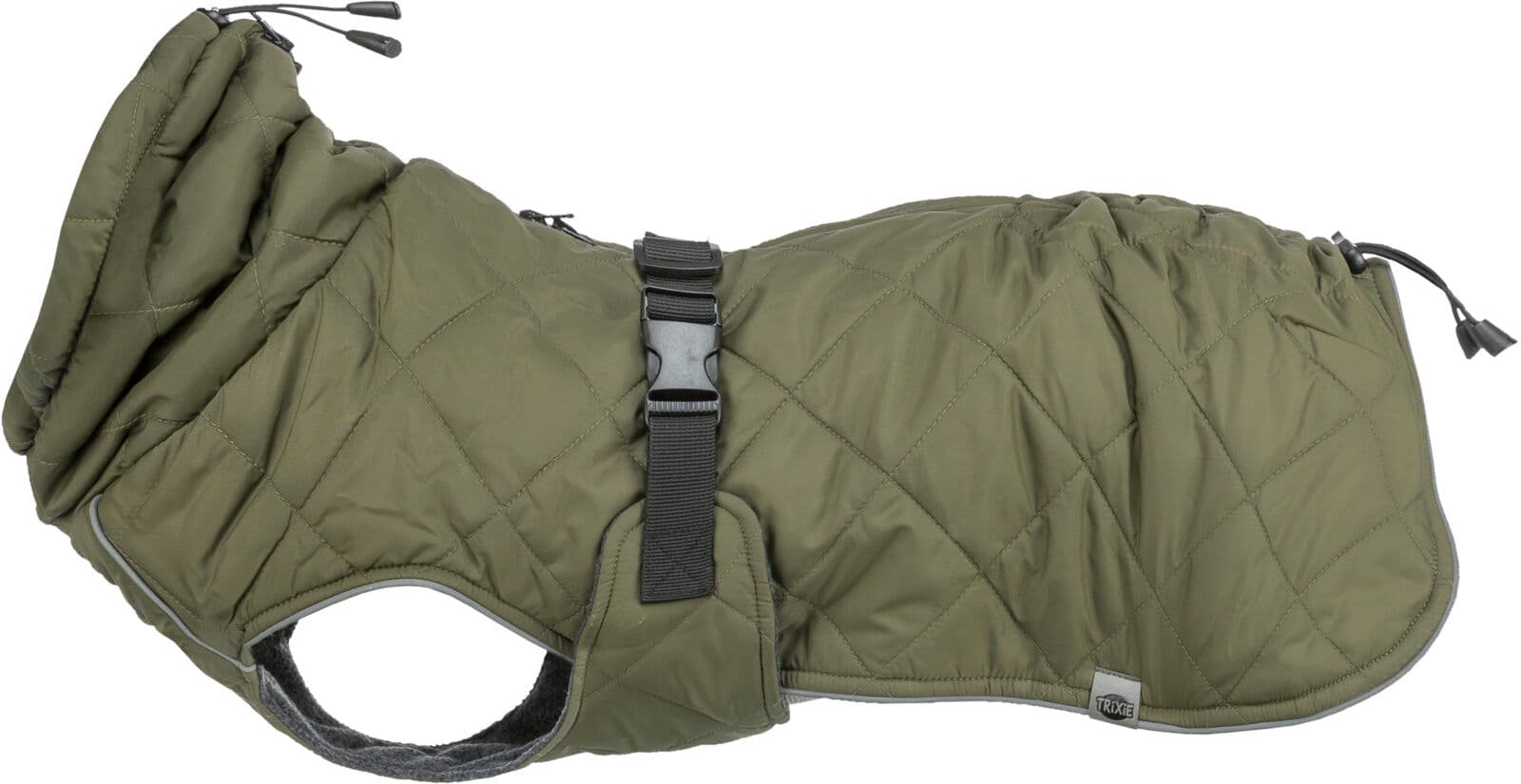 Jakna za pse Minot olive green leđa 36cm TRIXIE 679902