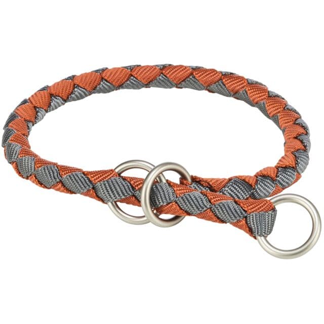 Ogrlica poludavilica za pse 47-55cm Cavo orange/graphite TRIXIE 144030