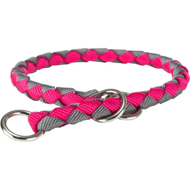 Ogrlica poludavilica za pse 47-55cm Cavo fuchsia/graphite TRIXIE 144011