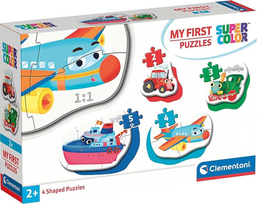 Moje prve puzzle slagalice 4u1 Vozila Clementoni 20811