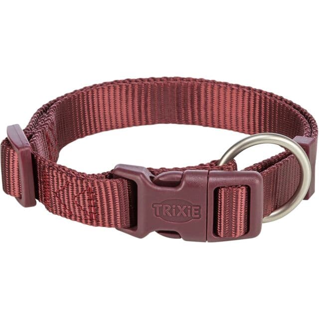 Ogrlica za pse 22-35cm Premium sangria TRIXIE 201431