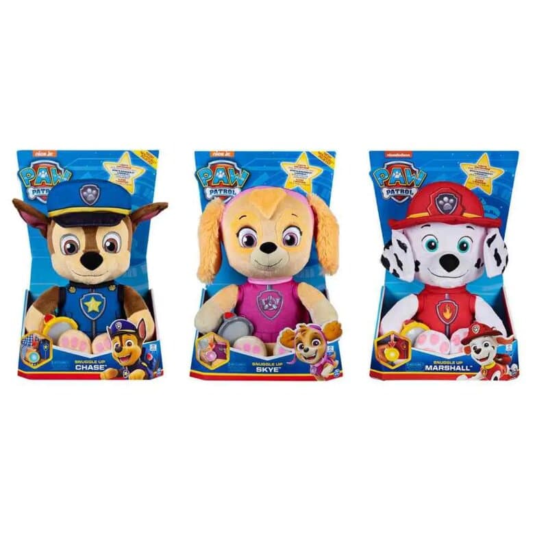 Paw Patrol plišana igračka sa svetlećim stomačićem i pesmicama