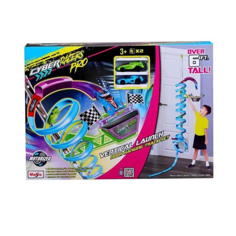 Maisto Cyber Racers Vertikalna Trkačka Staza za Vrata sa 2 Autića
