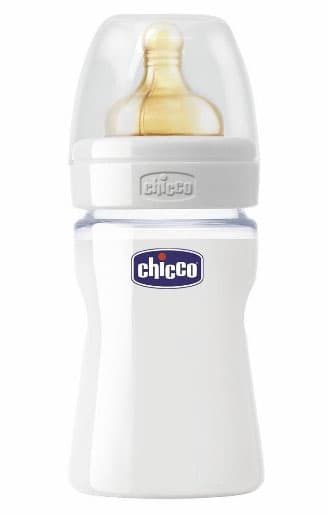 Chicco Staklena flašica sa kaučuk cuclom 150ml 00060040000000