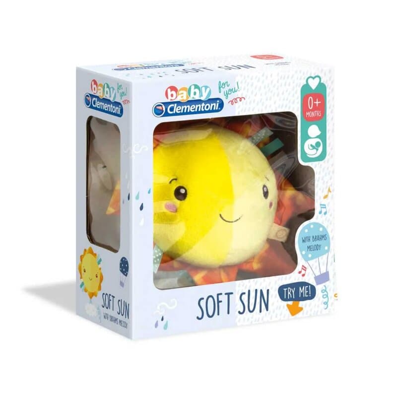 Clementoni Baby plišano muzičko sunce za bebe