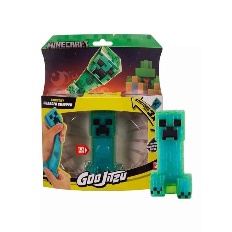 Goo Jit Zu Minecraft S4 Hero figura – rastegljiva gnjecava igračka