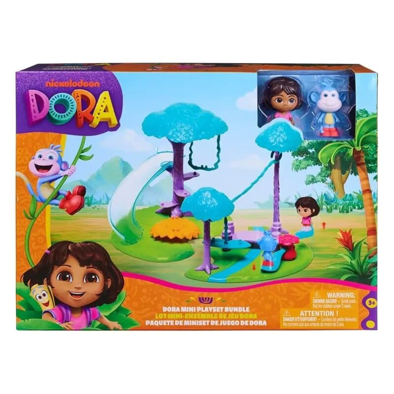 Dora Explorer Mini Set za Igru sa Figuricama i Toboganom