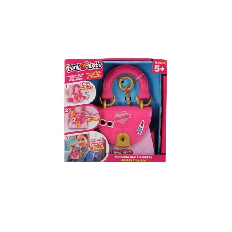 FunLockets Secret Tiny Bag – torbica sa tajnim pregradama i ključevima, Kidz Delight