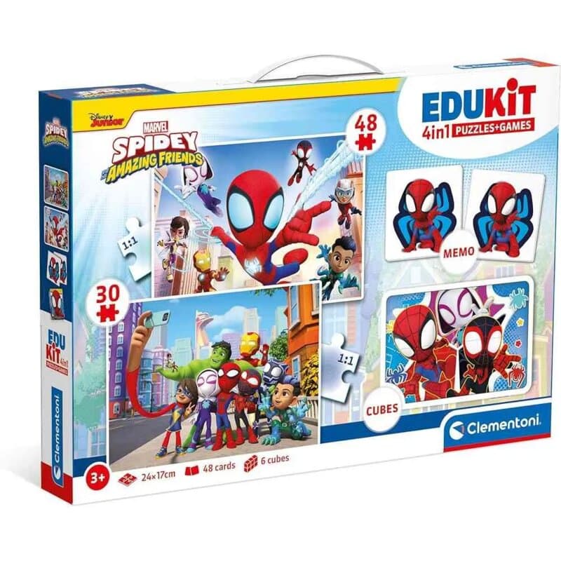 Clementoni Edukativni set 4u1 Spidey and His Amazing Friends