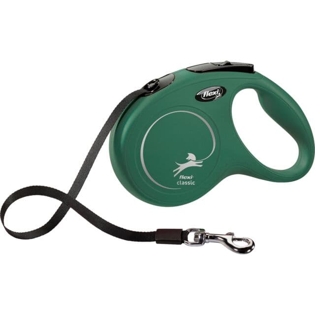 Povodac za pse do 15kg Flexi Classic green 5m TRIXIE 11834