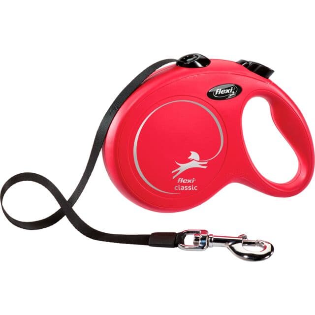 Povodac za pse do 50kg Flexi Classic red 5m TRIXIE 11723