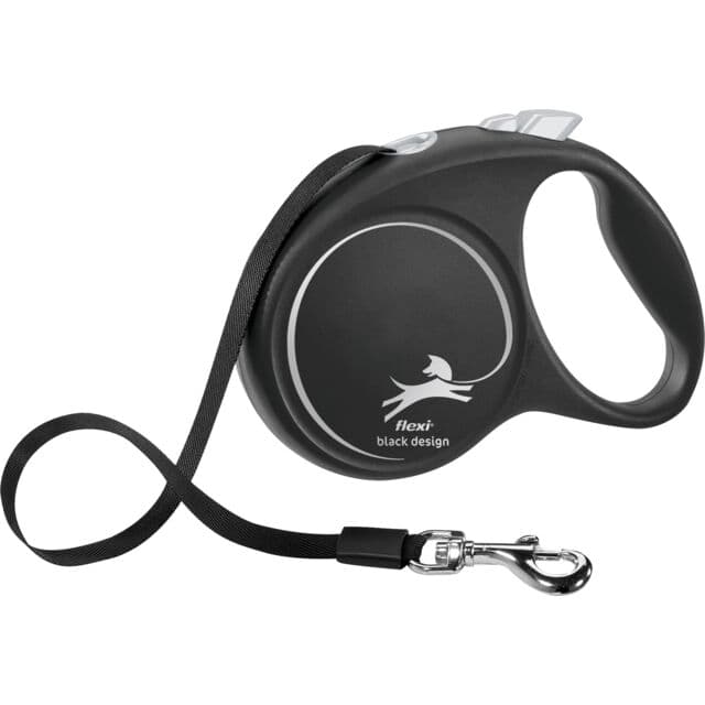 Povodac za pse do 50kg Flexi Black Design 5m balck/grey TRIXIE 12371