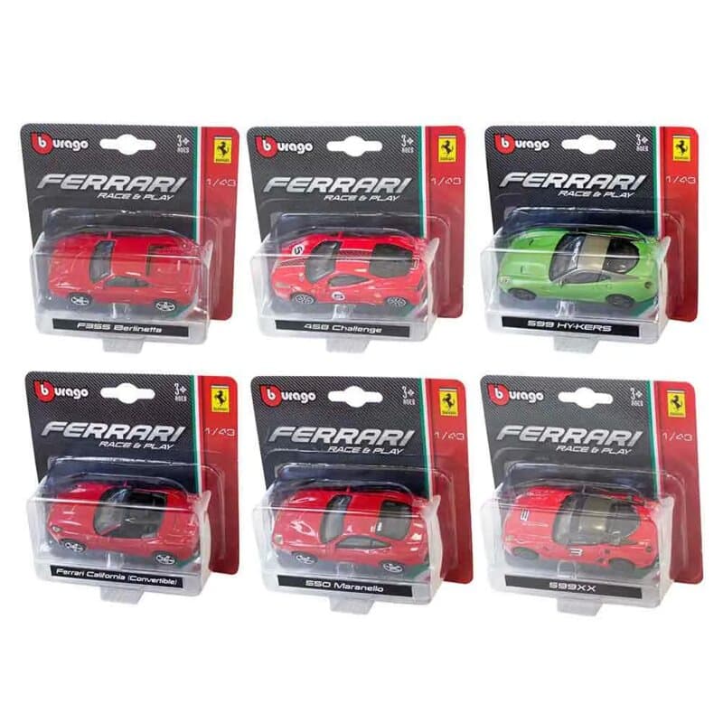 Burago Ferrari metalni autić 1:43 — Race and Play