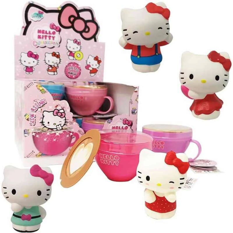 Plišana igračka mini iznenađenje Hello Kitty Cappuccino