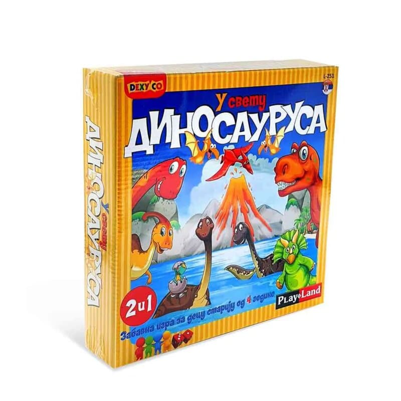 Play Land Svet Dinosaurusa – društvena igra za decu