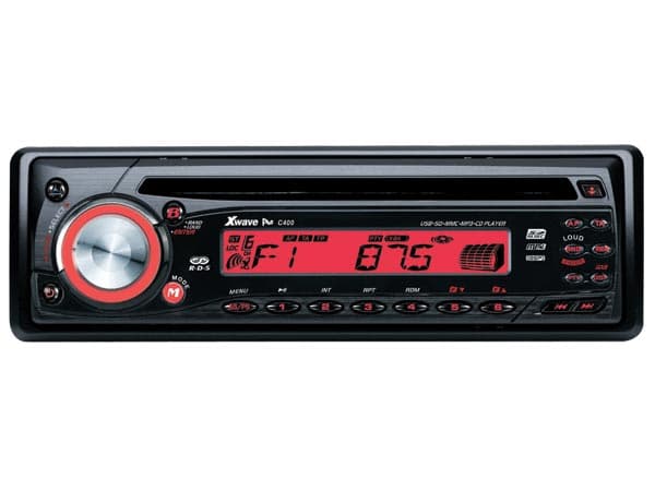 Auto plejer Xwave C 400 crveni displej