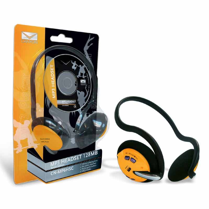 MP3 player u slušalicama sa 256Mb memorije USB - CN-MP6-HS-256