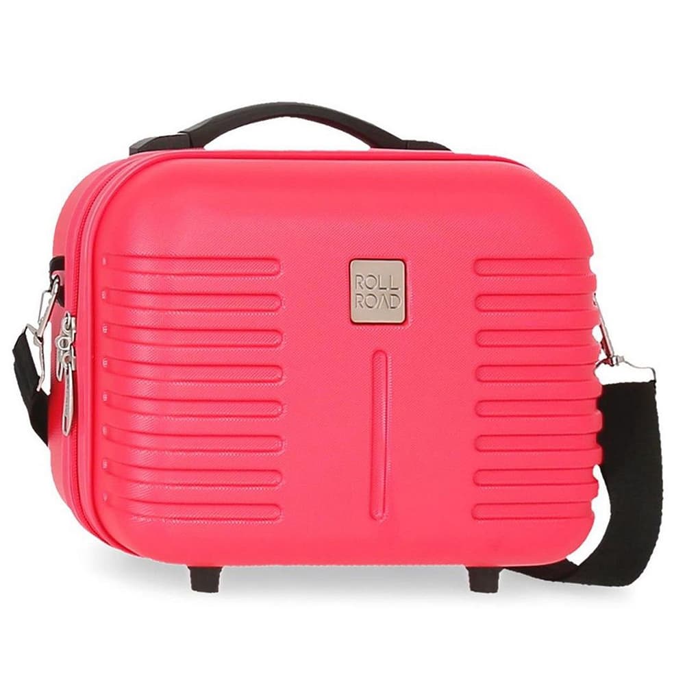 Tvrdi neseser za šminku Roll Road India pink 50839