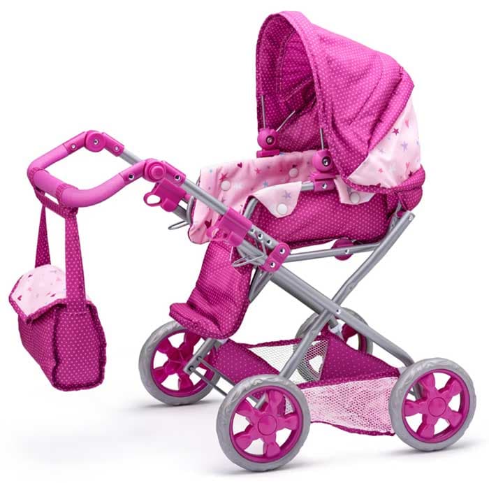 WOODY Kolica za lutke Unicorn 91509