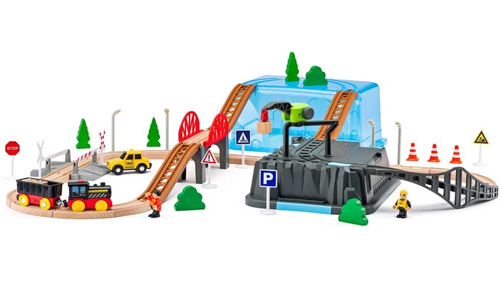 WOODY Drveni vozić Rudnik 93069