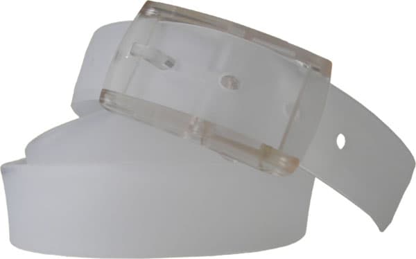 Q belts Wide - transparentni unisex silikonski kaiš