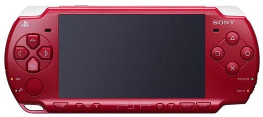 Sony Play Station Portable - PSP - RED + Spiderman film i igrica