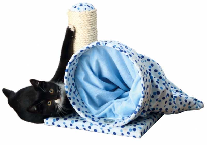 Igračka za mačiće - grebalica i tunel Trixie Callisto 43082