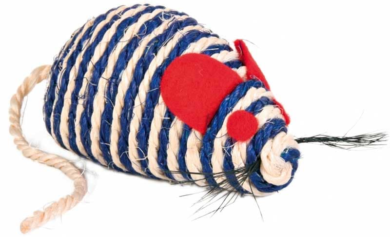 Trixie Igračka za mačku Miš od kanapa sa zvoncem 4074