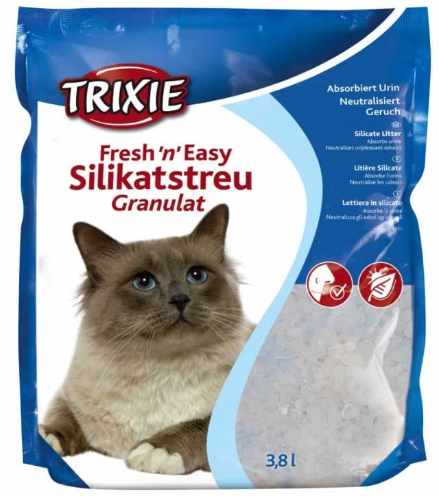 Pesak za mačke Trixie Fresh n Easy - silikatni 3,8l