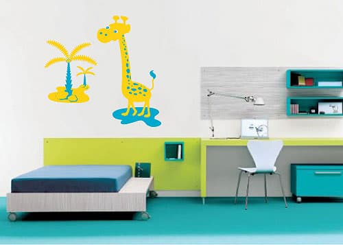 Zidni tatoo Mrs Giraffe D01 120x140cm 4F218B D72D6D