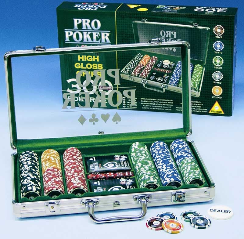 Piatnik Pro Poker Set - 300 Žetona   07-790393