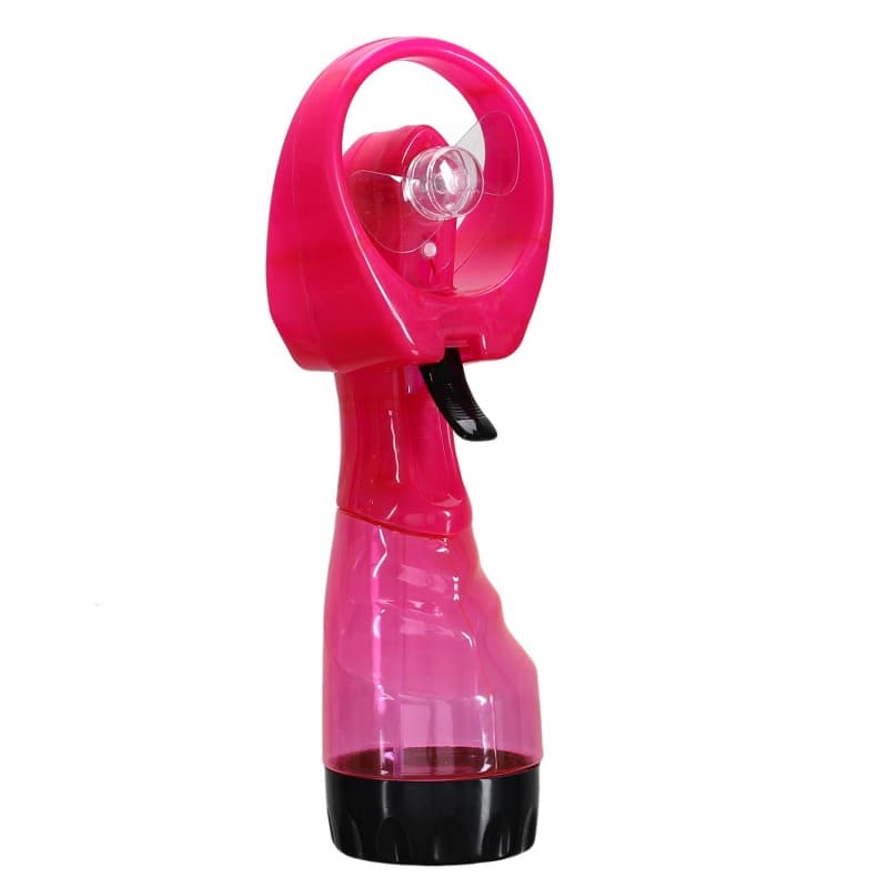 Ventilator sa prskalicom na baterije pink