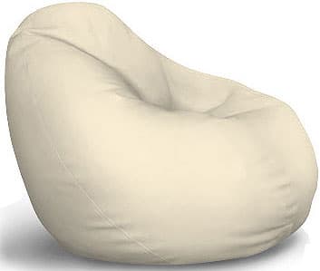 Lazy Bag Bela Fotelja od Eko Kože  S