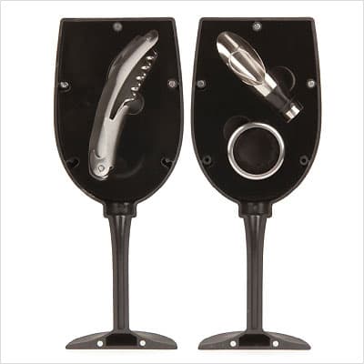 Kikkerland Set otvarača za vino WineGlass BA15 