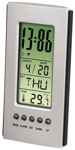 Hama termometar, sat, kalendar, alarm  75298