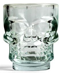 Kikkerland Čaše za kratka pića Scull, set od 4  GL06