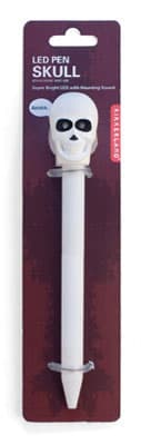 Kikkerland Olovka sa led svetlom Skull 4418