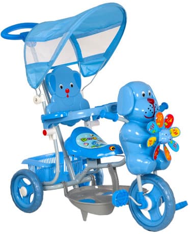 Tricikl Plava Kuca Sa Vrteškom TS3201P