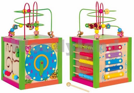 WoodyLand Didaktička Šarena Kocka 90837