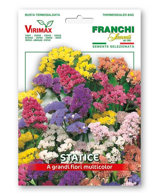 Baštensko cveće Statica mix - Šuškavac -  Statice sinuata 10 kesica semena Franchi Sementi Virimax