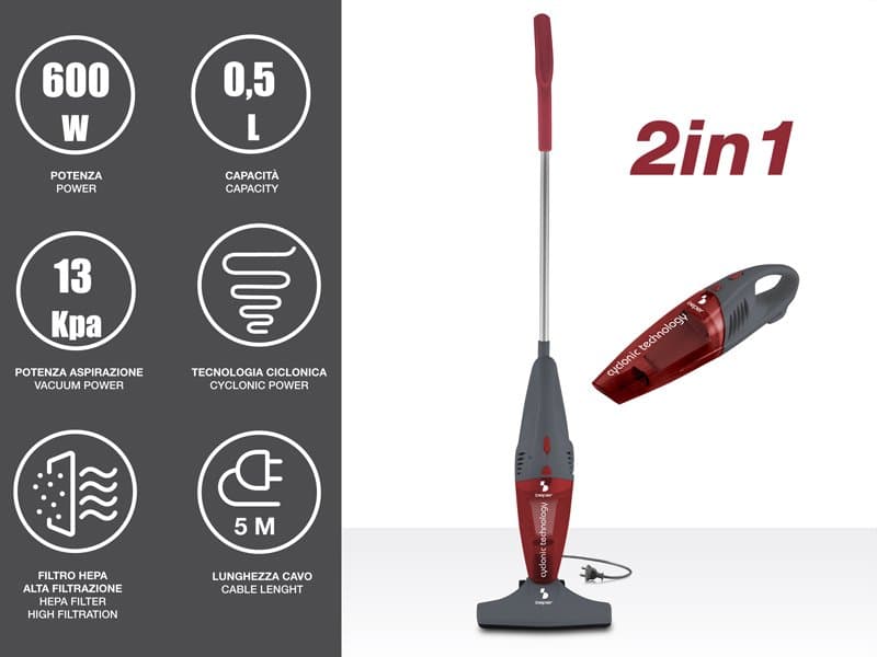 Električni štapni usisivač 2u1 BEPER 50.451