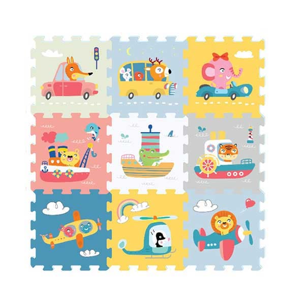 Podne puzzle Transport 9 komada 310x310x10mm